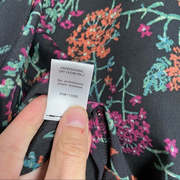 LIKELY Night Garden Wren Wrap Top Size XS - Picture 11 of 11